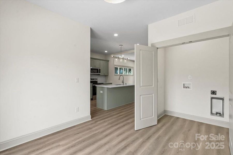 Furnished interior view inside a new home in , Gastonia (Image 9).