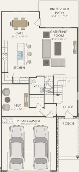 Pulte Homes, Rybrook floor plan