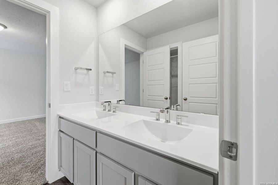 Furnished interior view inside a new home in , San Antonio (Image 16). Furnished interior view inside a new home in , San Antonio (Image 16).