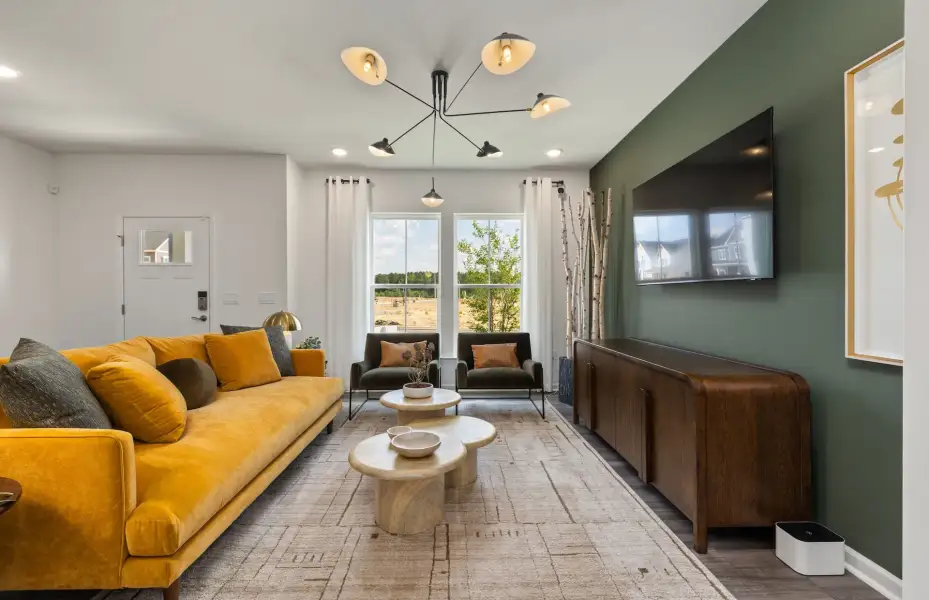Furnished interior view inside a new home in The Preserve at Marks Creek, Knightdale (Image 9).