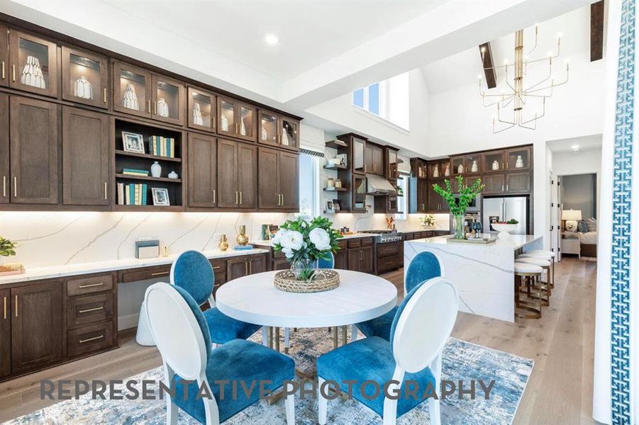 Furnished interior view inside a new home in Mosaic, Celina (Image 13).