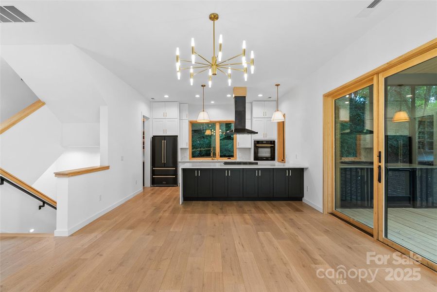 Furnished interior view inside a new home in , Asheville (Image 6).