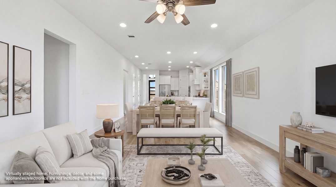 Furnished interior view inside a new home in Meraki, Forney (Image 7).