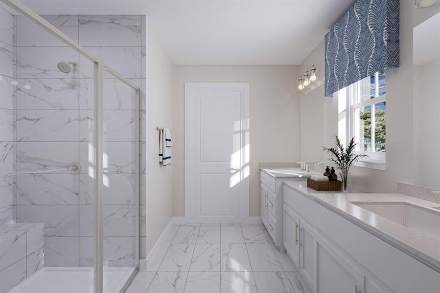 Furnished interior view inside a new home in Kelton, Charlotte (Image 8).