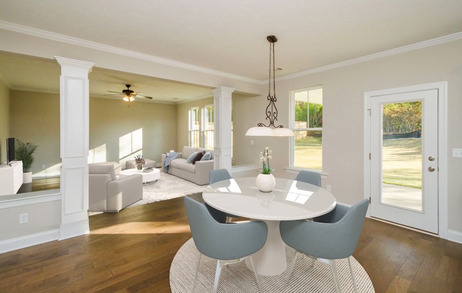 Furnished interior view inside a new home in Tillery Park, Grovetown (Image 13).