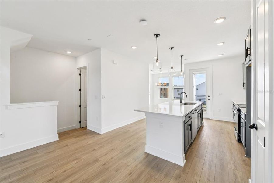 Furnished interior view inside a new home in Parkview at Hamlin, Winter Garden (Image 11). Furnished interior view inside a new home in Parkview at Hamlin, Winter Garden (Image 11).