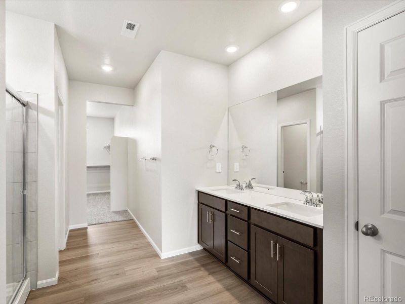 Furnished interior view inside a new home in Poudre Heights: The Alpine Collection, Windsor (Image 7).