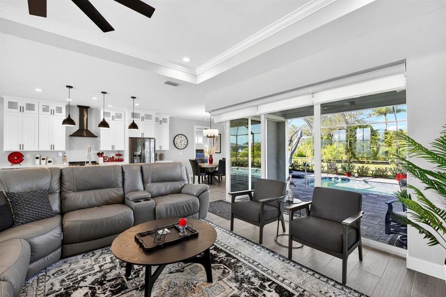 Furnished interior view inside a new home in , Punta Gorda (Image 7).
