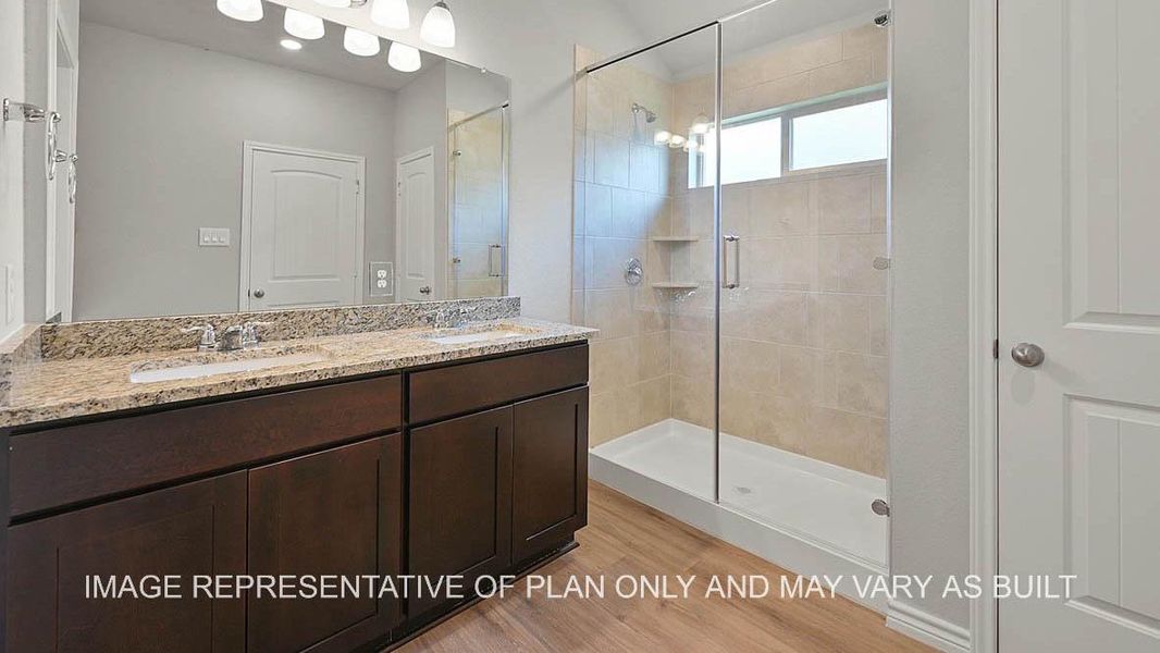 Representative furnished interior of a home built from the Dakota by D.R. Horton in Pleasant Hill, Bryan (Image 14).