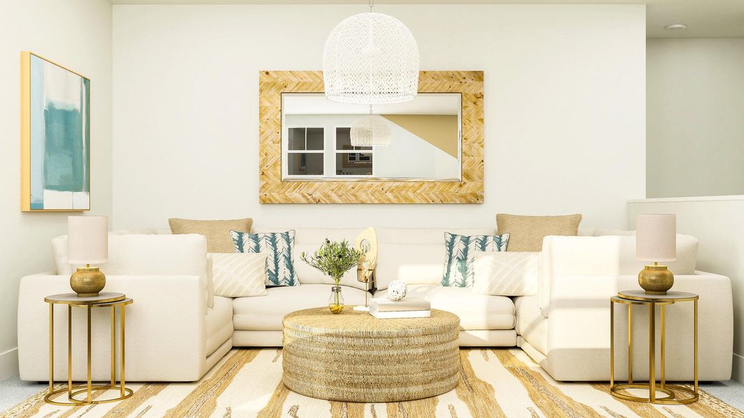 Furnished interior view inside a new home in Carnes Crossroads: Coastal Collection, Summerville (Image 17).