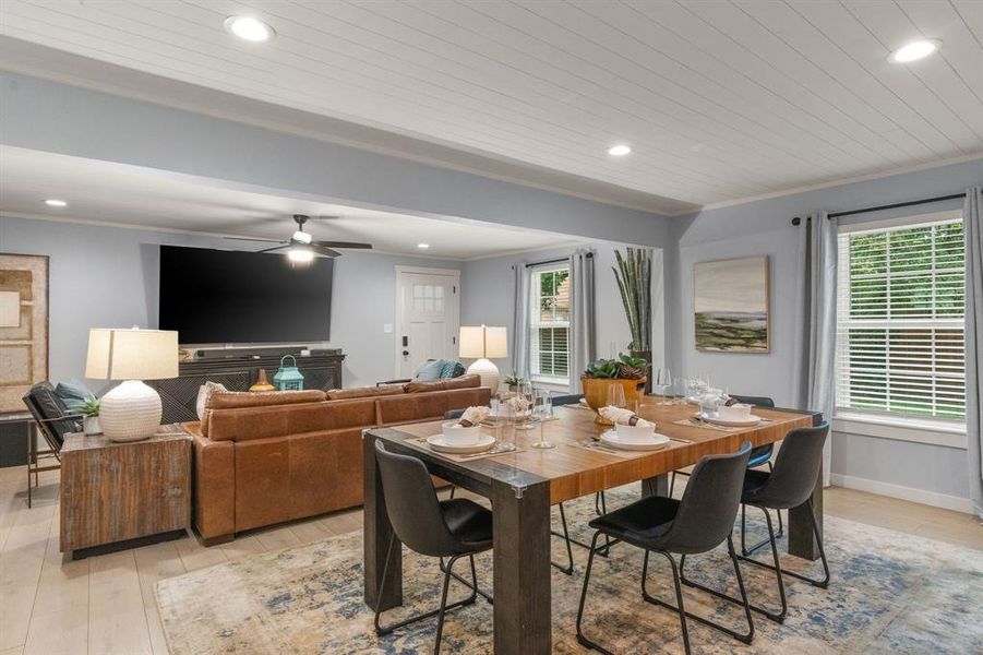 Furnished interior view inside a new home in , Pilot Point (Image 12). Furnished interior view inside a new home in , Pilot Point (Image 12).