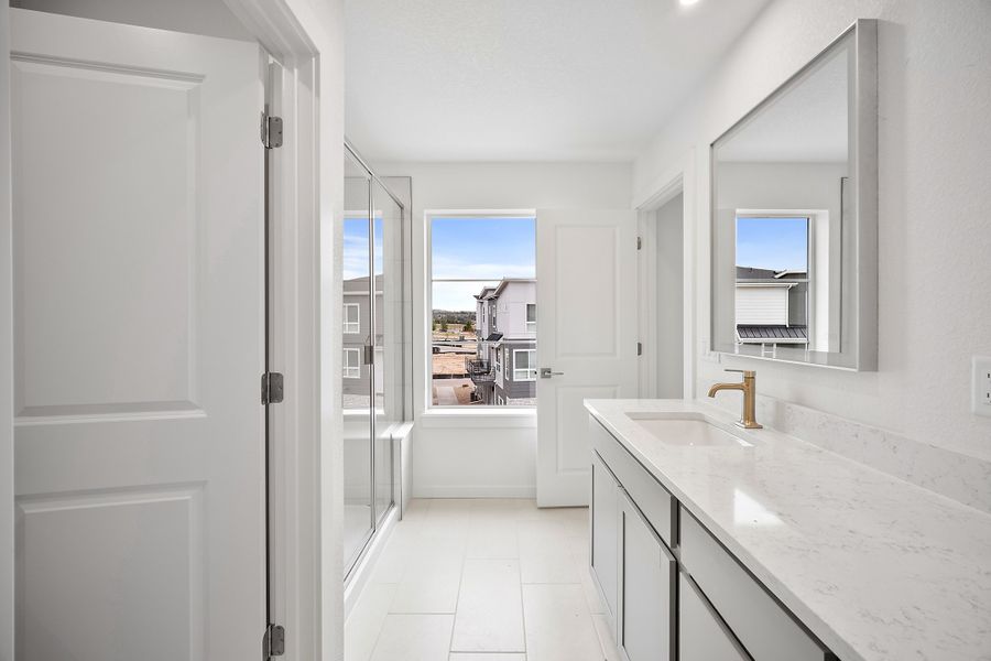 Representative furnished interior of a home built from the Nolan by Lokal Homes in The Commons at Victory Ridge, Colorado Springs (Image 8).