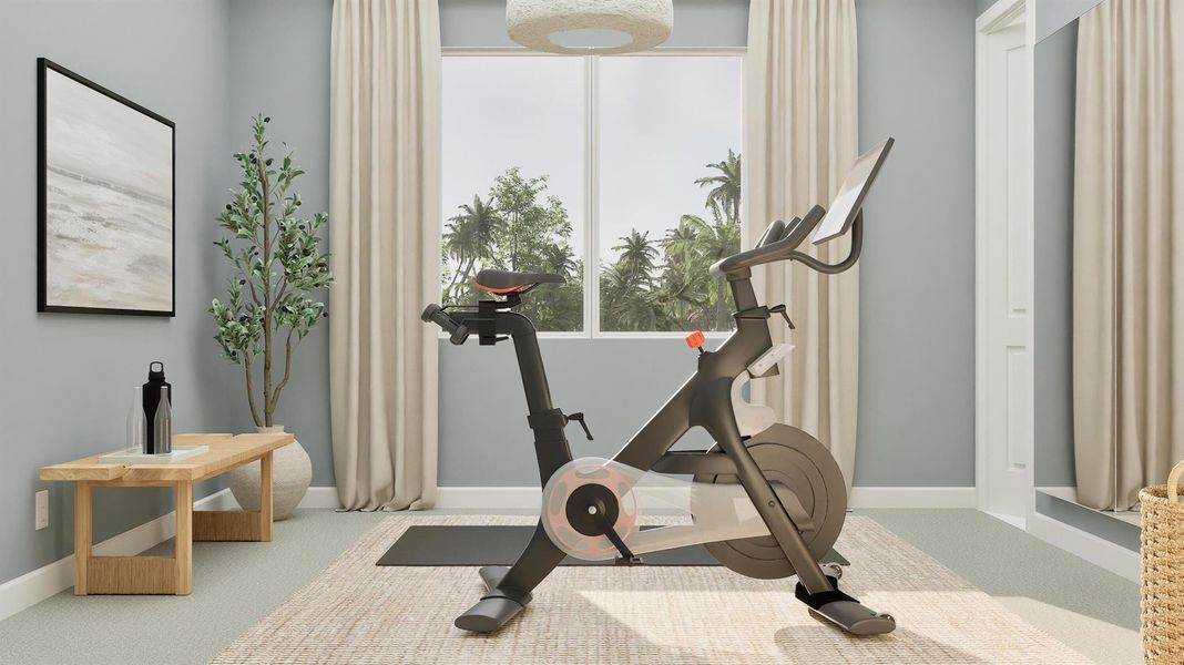 Furnished interior in a model home at Lotis Wellington: The Promenade Collection in Wellington (Image 11).