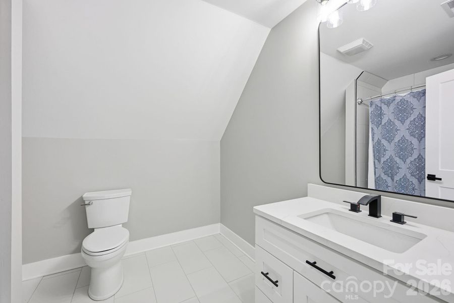 Full Bath on Upper Level