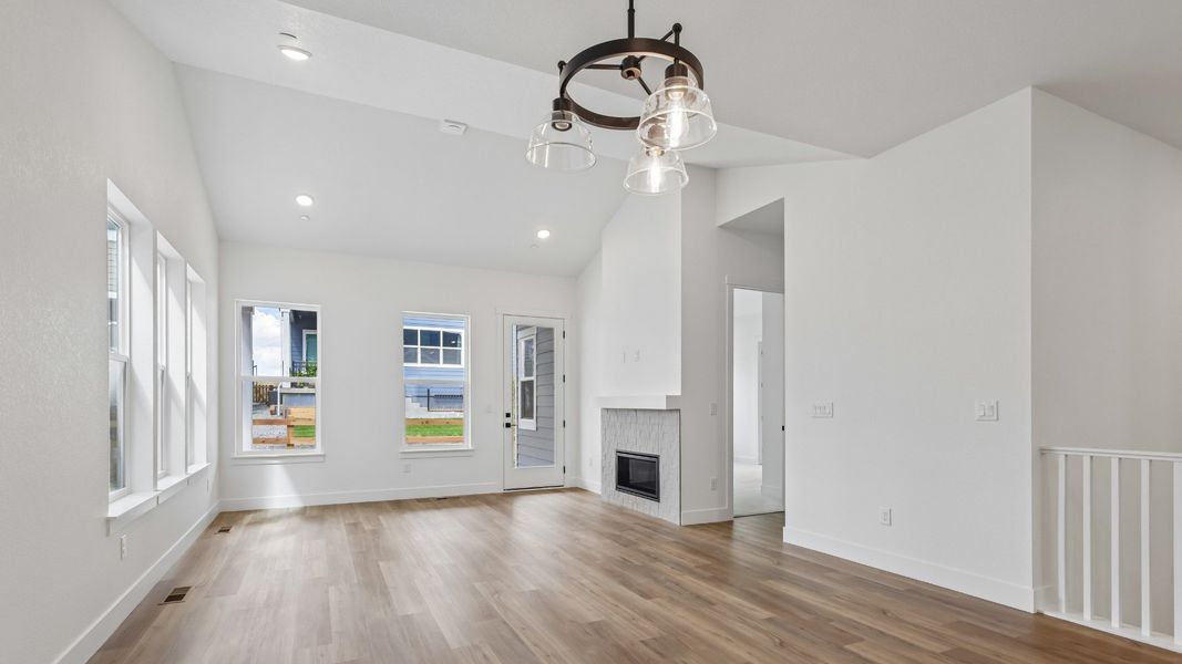 A fireplace creates a natural focal point for everyday living A fireplace creates a natural focal point for everyday living