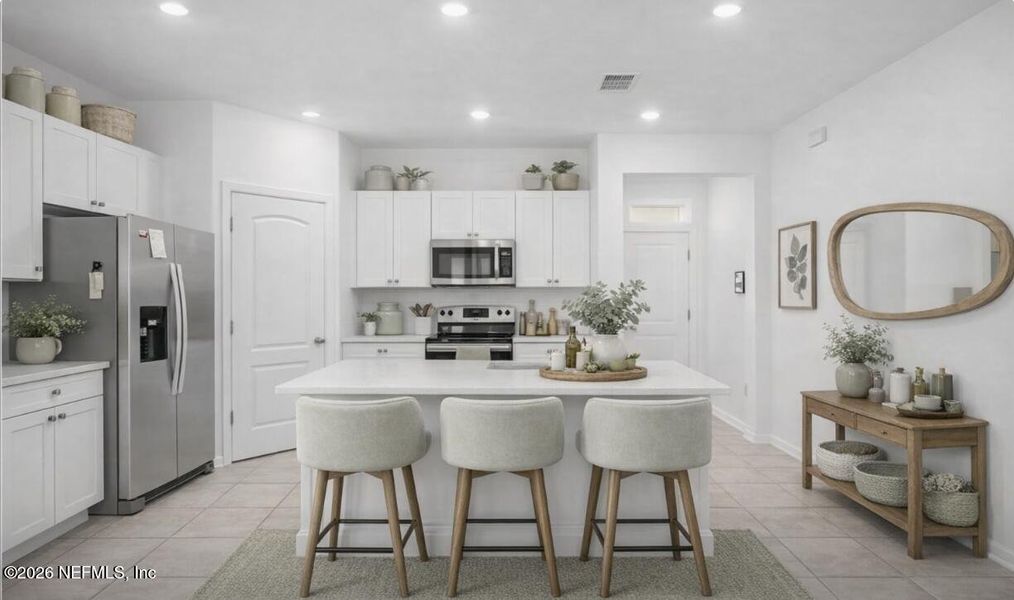 Furnished interior view inside a new home in , St. Augustine (Image 25).