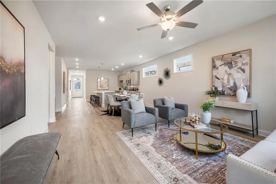 Furnished interior view inside a new home in Harmony Walk, Cartersville (Image 10).