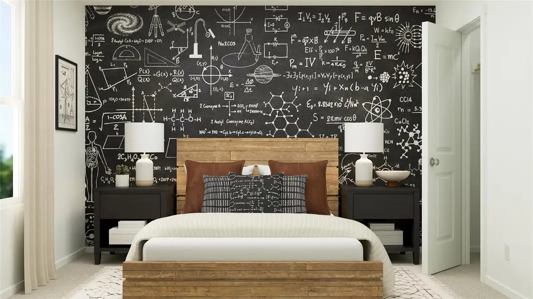 Furnished interior view inside a new home in Rancho Del Cielo: Belmar Collection, Jarrell (Image 15).