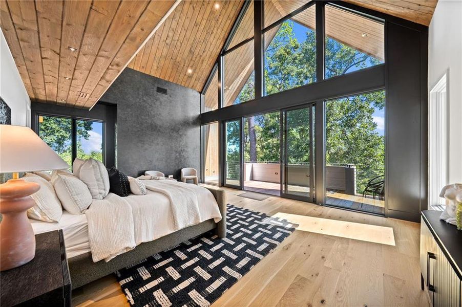 Furnished interior view inside a new home in , Atlanta (Image 65).