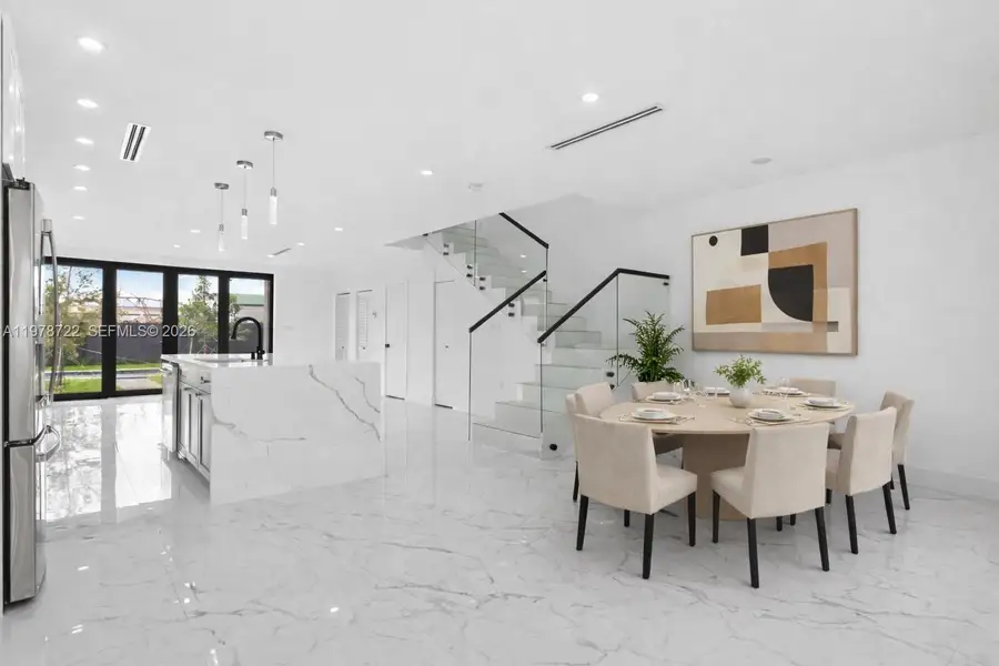 Furnished interior view inside a new home in , Miami (Image 5). Furnished interior view inside a new home in , Miami (Image 5).