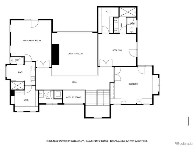 2D floor plan layout of this home in , Franktown, CO (Image 4).