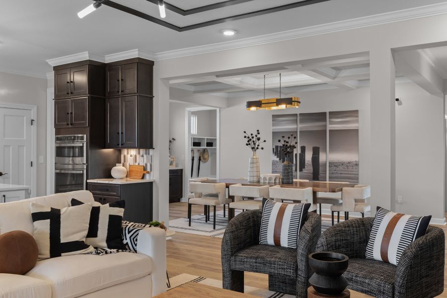 Representative furnished interior of a home built from the The Sand Dollar by Chesapeake Homes in Coastal Club of the Carolinas, Calabash (Image 14).