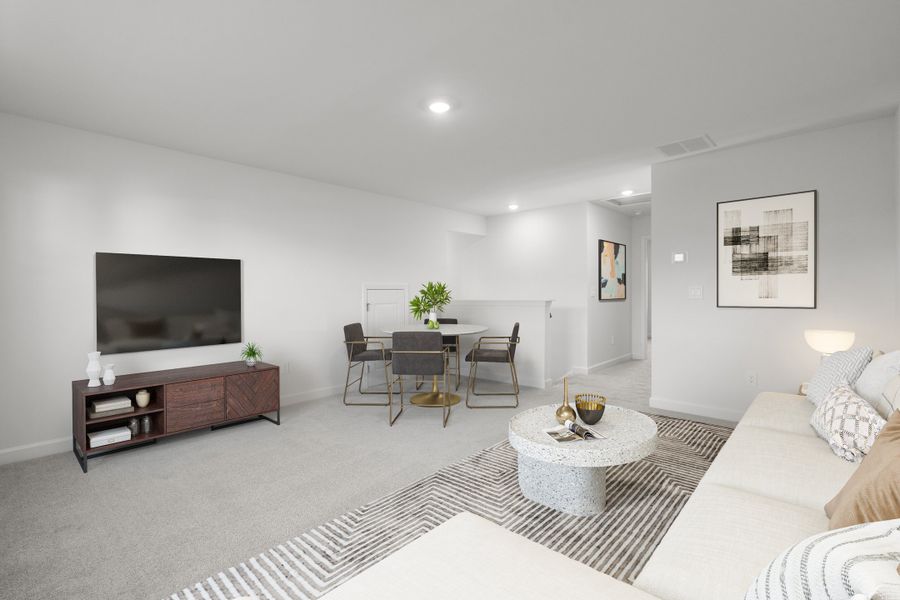 Furnished interior view inside a new home in Cypress Ridge - The Coastline Series, Longs (Image 7). Furnished interior view inside a new home in Cypress Ridge - The Coastline Series, Longs (Image 7).