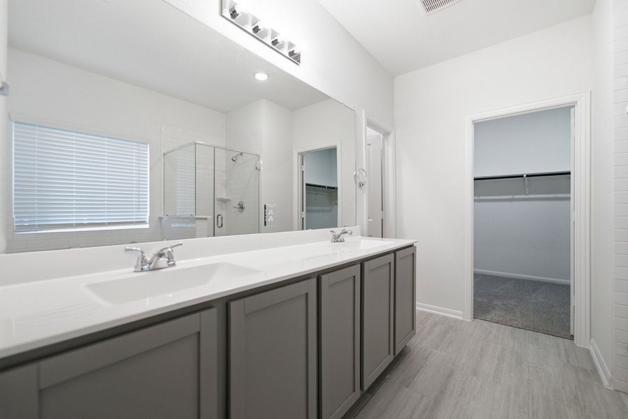Furnished interior view inside a new home in Brooklands, Hutto (Image 12). Furnished interior view inside a new home in Brooklands, Hutto (Image 12).