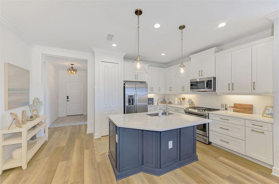 Furnished interior view inside a new home in , Sarasota (Image 29).