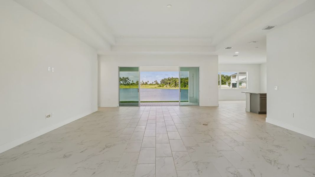 Furnished interior view inside a new home in Biscayne Landing at Seaire, Parrish (Image 29).