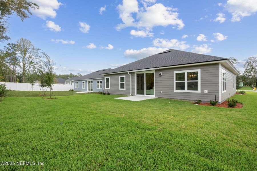 Exterior details and patio area of a home in , Jacksonville (Image 1). Exterior details and patio area of a home in , Jacksonville (Image 1).
