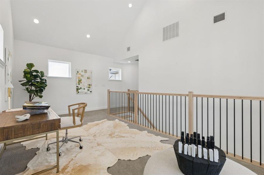 Furnished interior view inside a new home in , Dallas (Image 15).