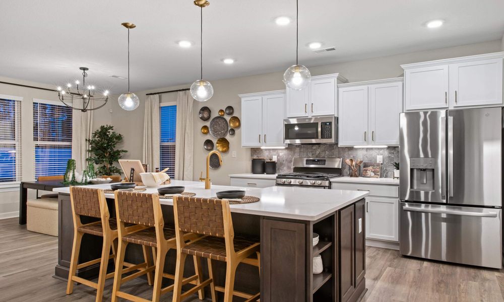 Representative furnished interior of a home built from the The Waverunner by Chesapeake Homes in Bridgewater - Shorehaven Village, Little River (Image 8).