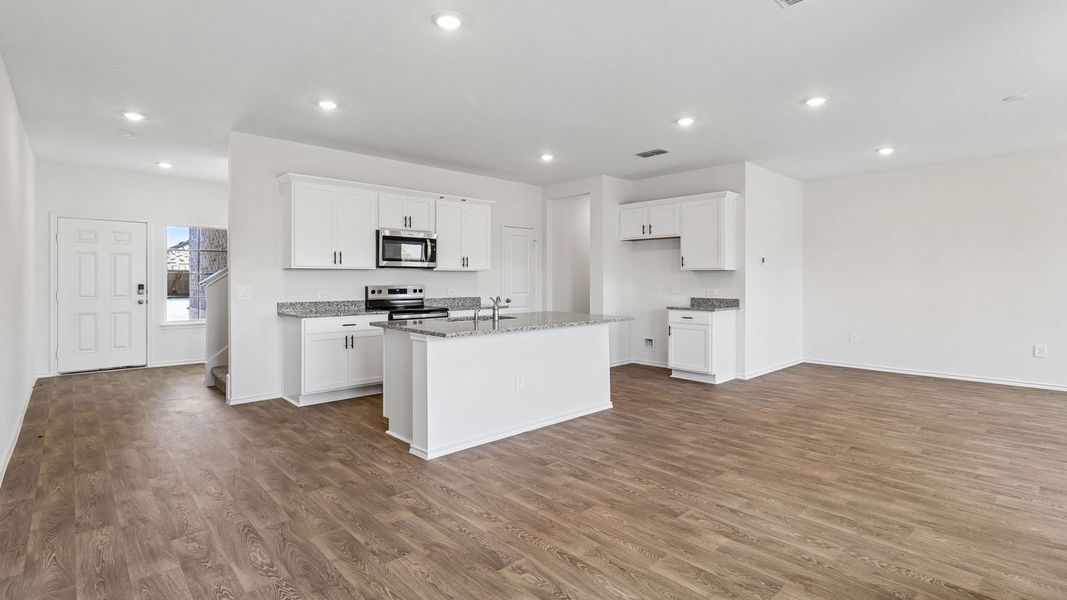 Furnished interior view inside a new home in Palomino, Manor (Image 10).