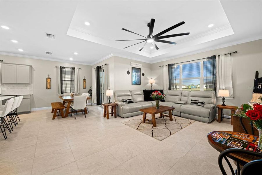 Furnished interior view inside a new home in , Punta Gorda (Image 8).