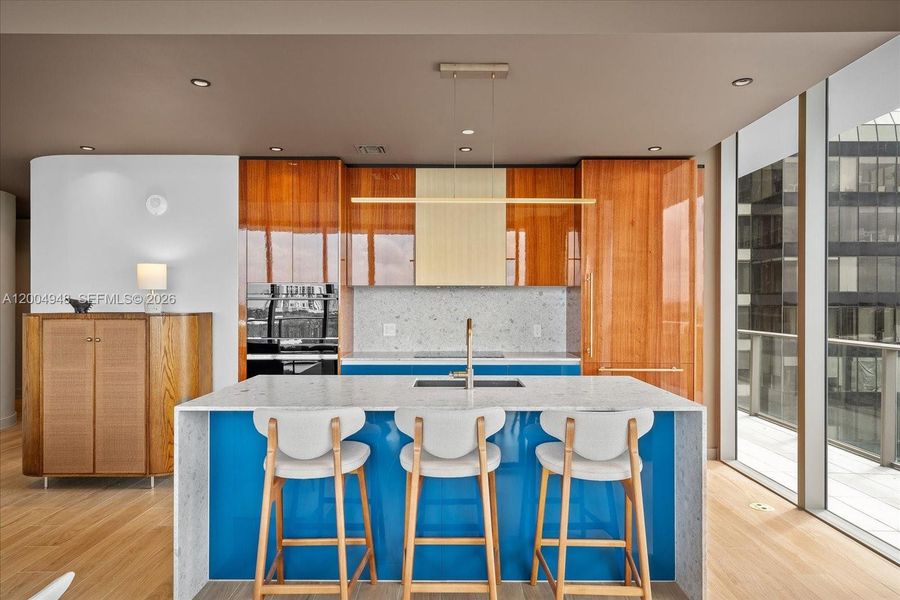 Furnished interior view inside a new home in , Miami (Image 5).