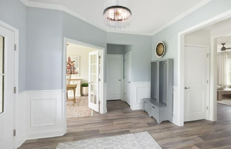 Furnished interior view inside a new home in Sea Island Preserve, Johns Island (Image 4).