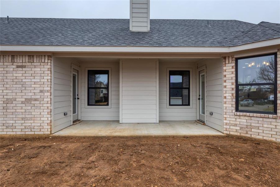 Exterior details and patio area of a home in , Jacksboro (Image 3). Exterior details and patio area of a home in , Jacksboro (Image 3).