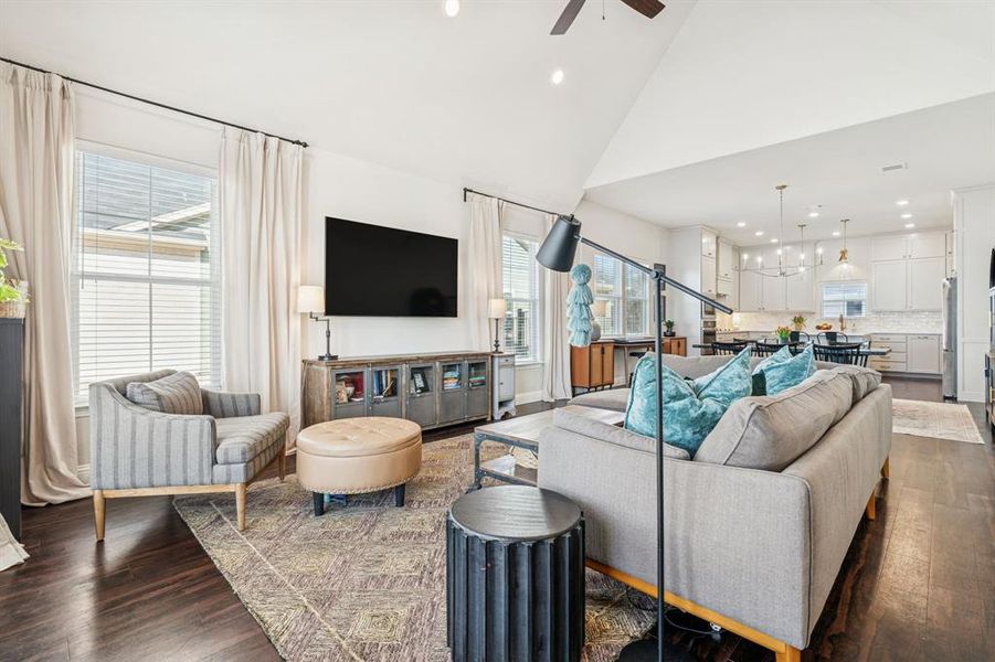 Furnished interior view inside a new home in , Burleson (Image 8). Furnished interior view inside a new home in , Burleson (Image 8).