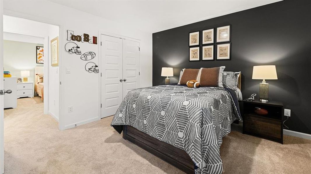 Furnished interior view inside a new home in Brooks Station, Dacula (Image 11).