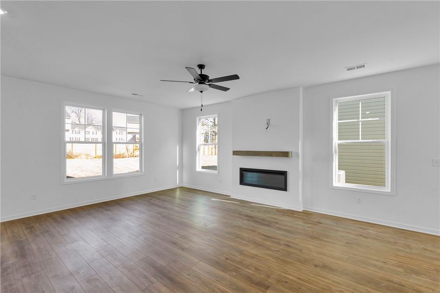 Spacious, unfurnished interior of a new home in Brownstone Park, Easley (Image 22).