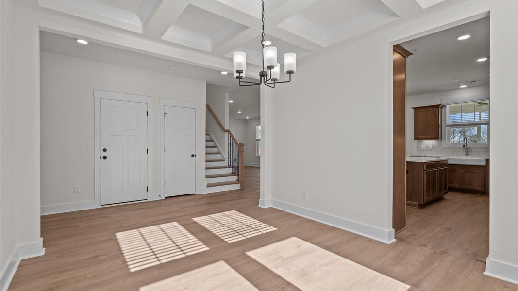 Furnished interior view inside a new home in Walnut Ridge, Inman (Image 9).