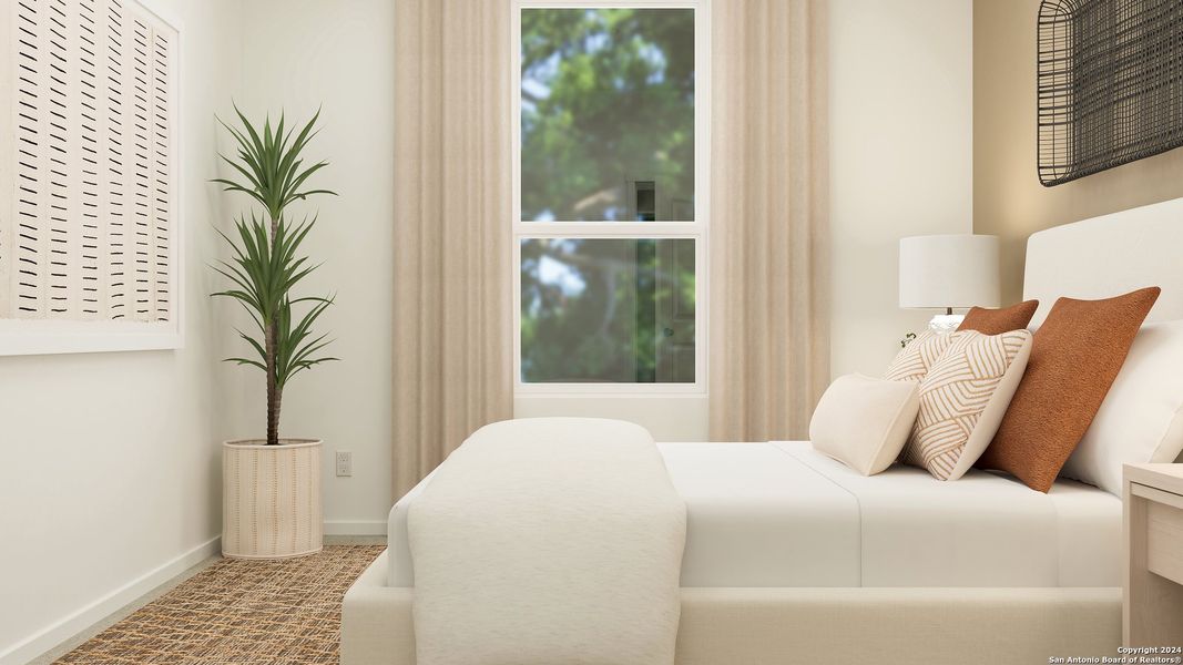 Furnished interior view inside a new home in Rose Valley, Converse (Image 23).