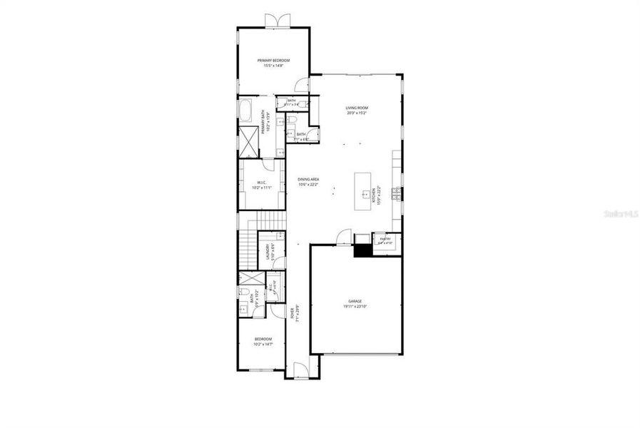 2D floor plan layout of this home in , Orlando, FL (Image 5).