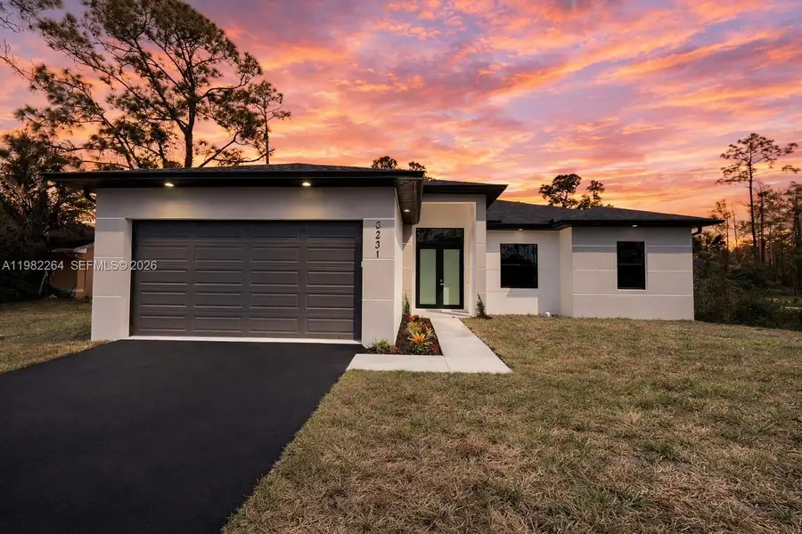 Front exterior of a new home in , Naples, FL, highlighting curb appeal (Image 2). Front exterior of a new home in , Naples, FL, highlighting curb appeal (Image 2).