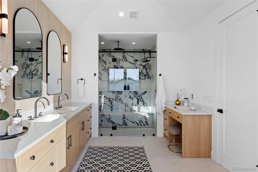 Furnished interior view inside a new home in , Denver (Image 37).