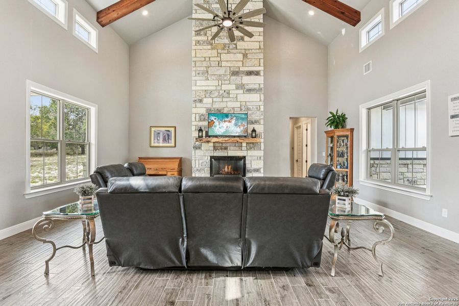 Furnished interior view inside a new home in , Adkins (Image 13).