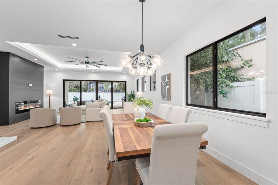 Furnished interior view inside a new home in , Orlando (Image 16).