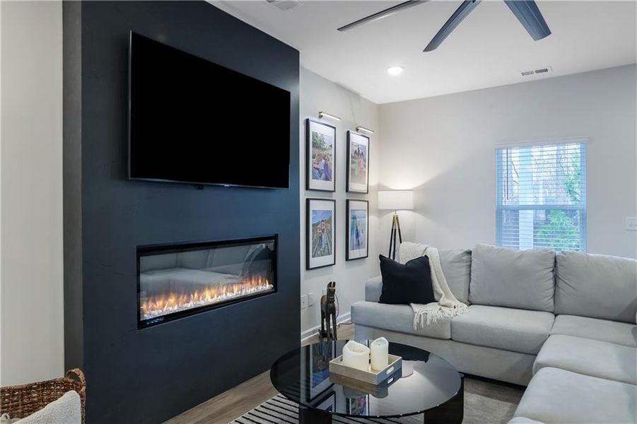 Furnished interior view inside a new home in , Sugar Hill (Image 12).