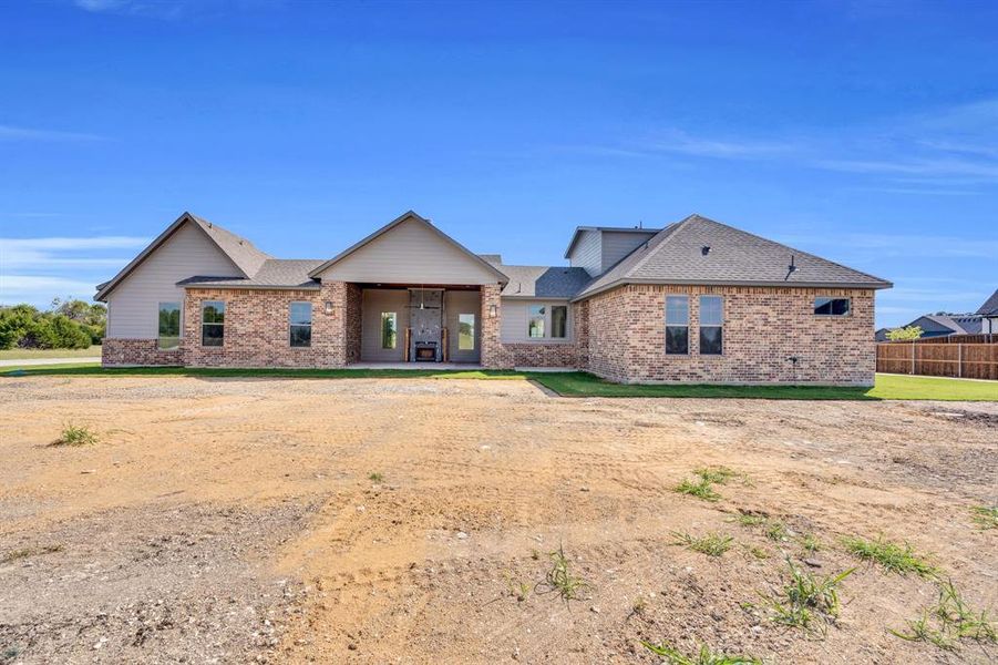 Exterior details and patio area of a home in , Midlothian (Image 2). Exterior details and patio area of a home in , Midlothian (Image 2).